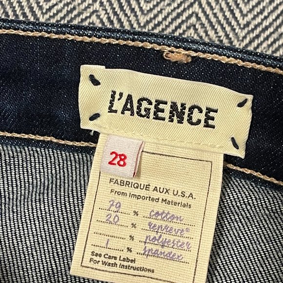 L'AGANCE -  Marguerite Skinny High Rise Jeans in Avalon - Picture 4 of 9